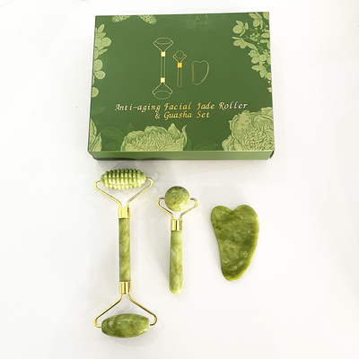 Face Lift Máy xoa bóp lốp ngọc bích hai mặt cho vẻ đẹp tự nhiên và nâng mặt
