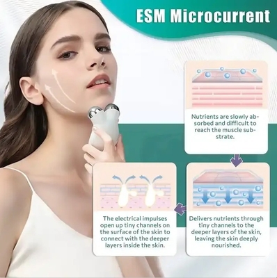 Lotion dẫn điện máy mát xa cho khuôn mặt và cổ làm đẹp EMS nâng