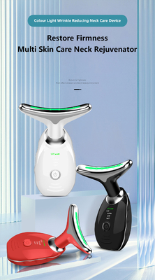 Máy xoa bóp mặt cổ bằng thép không gỉ ABS với liệu pháp LED và phích cắm loại khác