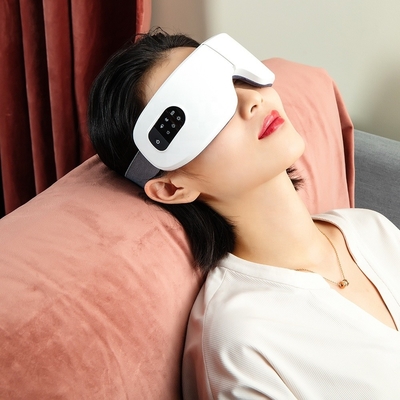 5V công nghệ âm nhạc mắt thư giãn dao động máy mát xa với máy sưởi ấm có thể di chuyển giảm mệt mỏi