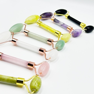 Khu vực mục tiêu khuôn mặt 100% bộ lăn mặt màu đen màu jade tự nhiên với hiệu ứng chống sưng
