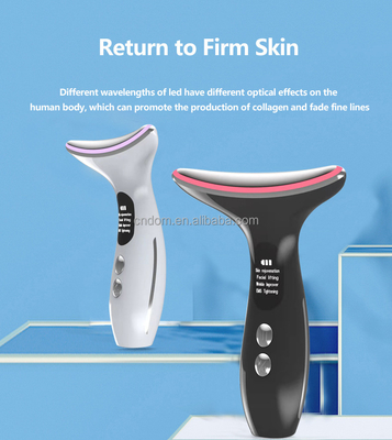 Neck Beauty 3-Head thiết bị pin Máy massage điện với vật liệu thép không gỉ ABS