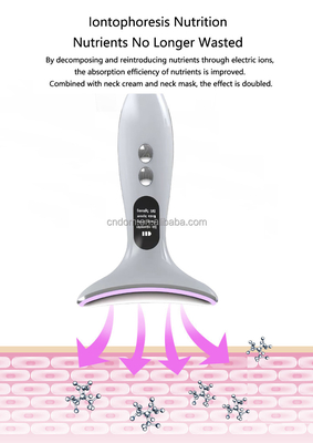 Neck Beauty 3-Head thiết bị pin Máy massage điện với vật liệu thép không gỉ ABS