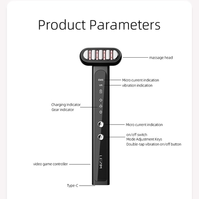 46G làm ấm chống lão hóa máy mát xa mắt bút chì đũa cho khuôn mặt cổ mắt cơ thể EMS Microcurrent