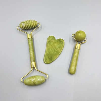19*16*5cm Máy cầm tay Mini Jade Roller nhãn riêng nâng mặt Gua Sha Set Box Tools 2023