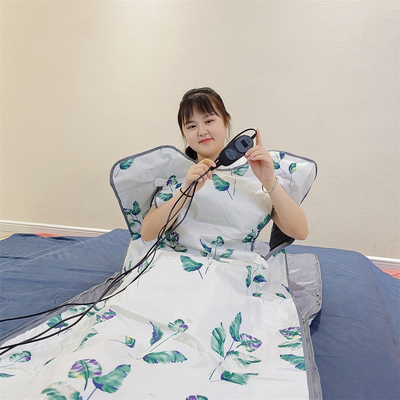 Home Detox Far Infrared Heating Sauna Blanket với liệu pháp ánh sáng đỏ và làm sạch lỗ chân lông