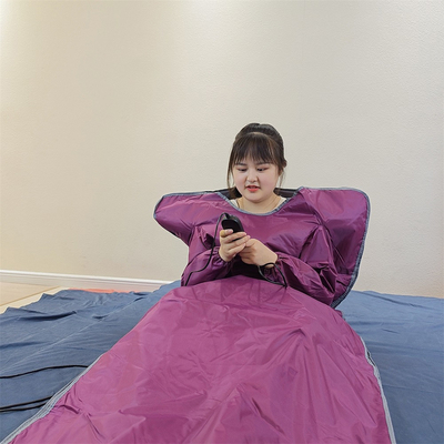 Home Detox Far Infrared Heating Sauna Blanket với liệu pháp ánh sáng đỏ và làm sạch lỗ chân lông