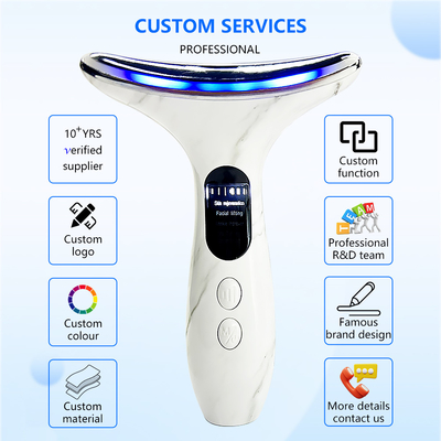 Thiết bị chống nếp nhăn kích thích cơ bắp điện EMS để trẻ hóa khuôn mặt và cổ