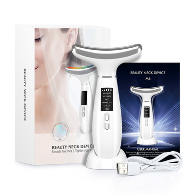 Đánh giá hiện tại 0.5A da thắt cổ khuôn mặt thiết bị làm đẹp chống lão hóa loại bỏ nếp nhăn