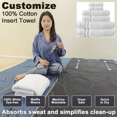 Màn hình Infared Sauna Blanket làm bằng vật liệu chống nước Oxford để giảm cân