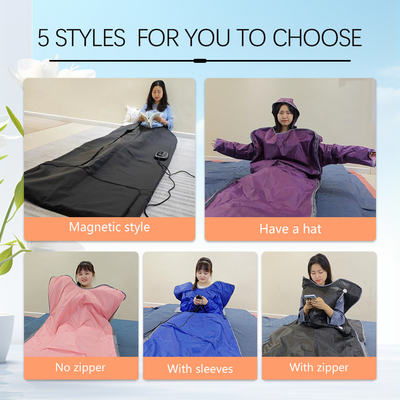 Chăn phòng tắm sauna hồng ngoại bằng da PU chống thấm nước để giảm cân