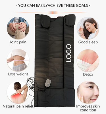 Chăn phòng tắm sauna hồng ngoại bằng da PU chống thấm nước để giảm cân