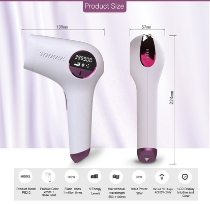 999900 Flashes IPL Thiết bị loại bỏ lông cho phụ nữ Cơ thể vĩnh viễn Bikini Chân cánh tay Mặt