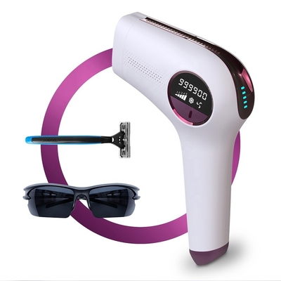 999900 Flashes IPL Thiết bị loại bỏ lông cho phụ nữ Cơ thể vĩnh viễn Bikini Chân cánh tay Mặt