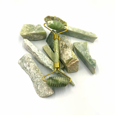 2024 Double Head Xiuyan Stone Jade Roller và Gua Sha Set cho chăm sóc da chống nước Có