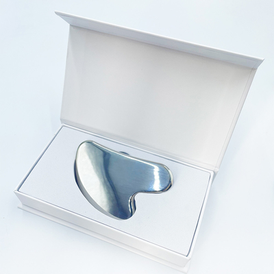 Xoa bóp khuôn mặt Vàng thép không gỉ Gua Sha Stone cho cổ và khuôn mặt Logo tùy chỉnh sắc đẹp