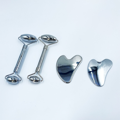 Cơ thể mục tiêu khu vực Stainless Steel trái tim Gua Sha cho Face Lift Ice Globes Logo tùy chỉnh