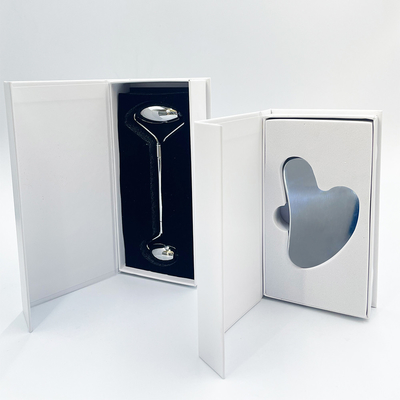 Mặt chăm sóc sức khỏe Massage Roller 304 Stainless Steel Gua Sha Board Cạo Logo tùy chỉnh