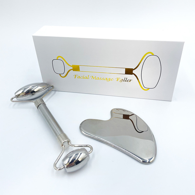 Thư giãn và giảm đau với Custom Logo Roller Gua Sha Set Massage Thép không gỉ