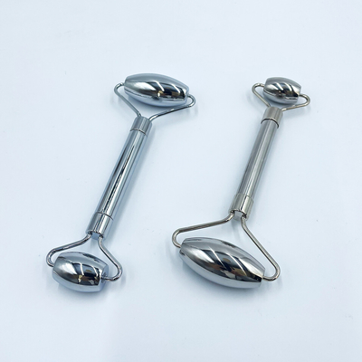 Green Face Healthcare Massage Roller Gua Sha Tool bằng thép không gỉ 304 với logo tùy chỉnh