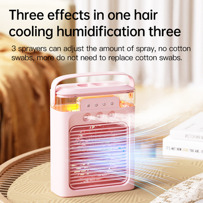 Cung cấp điện USB và pin lithium ẩm ướt Mini Tower Fan để làm mát không khí