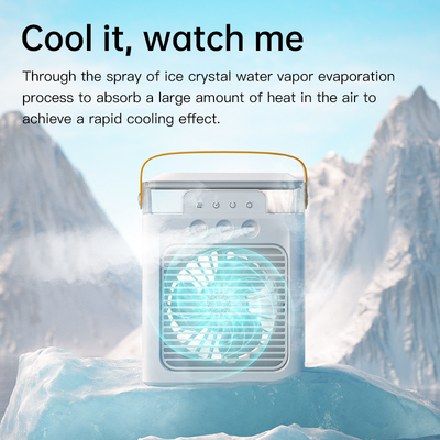 6inch Rechargeable Fold USB Mini Tower Fan với Air Cooler Control Switch
