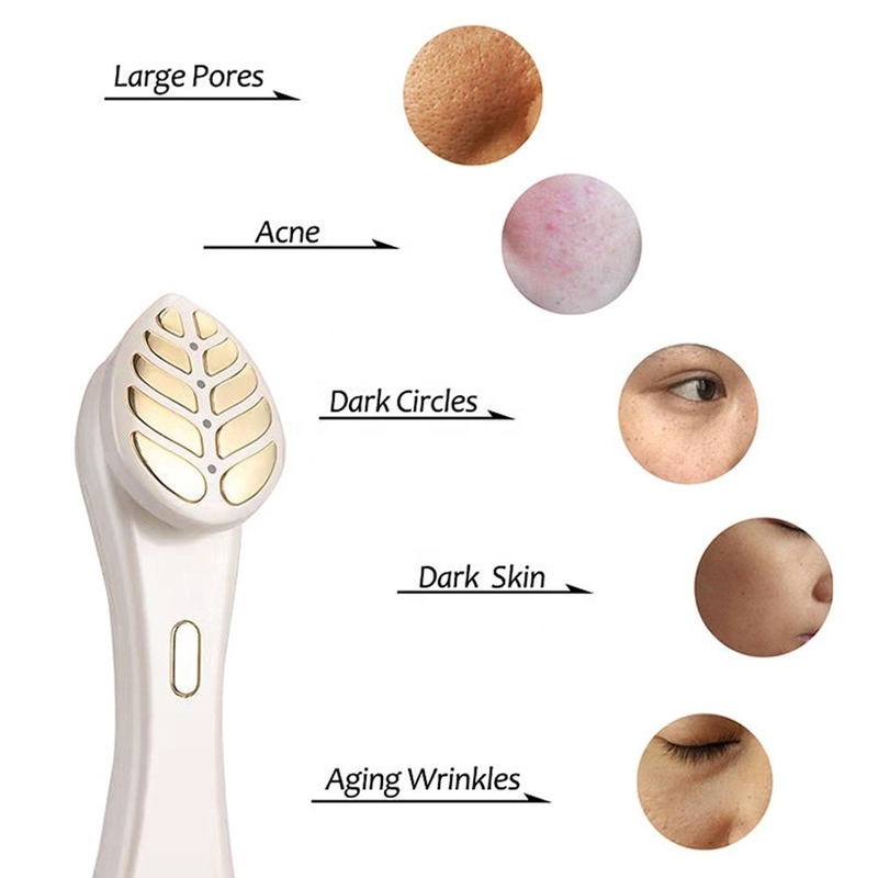 Mini Electric Vibration Heat Led Eye Massager Pen để nâng da và giảm nếp nhăn