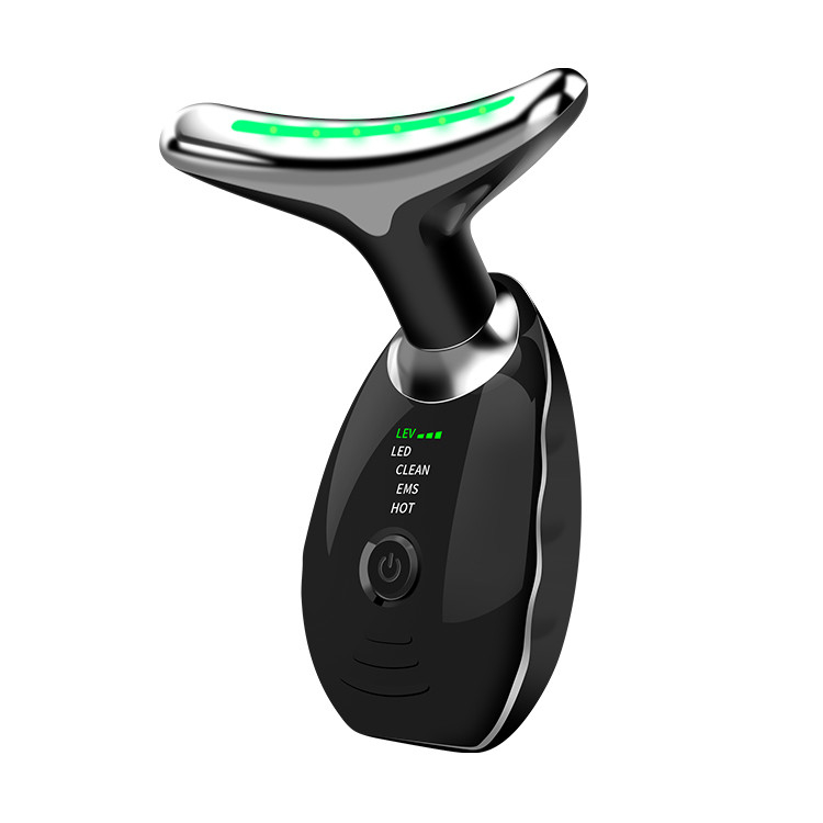 Máy xoa bóp mặt cổ bằng thép không gỉ ABS với liệu pháp LED và phích cắm loại khác