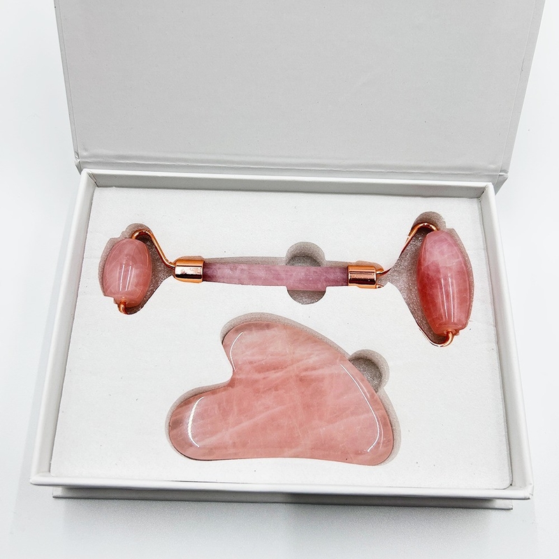Khu vực mục tiêu khuôn mặt 100% bộ lăn mặt màu đen màu jade tự nhiên với hiệu ứng chống sưng