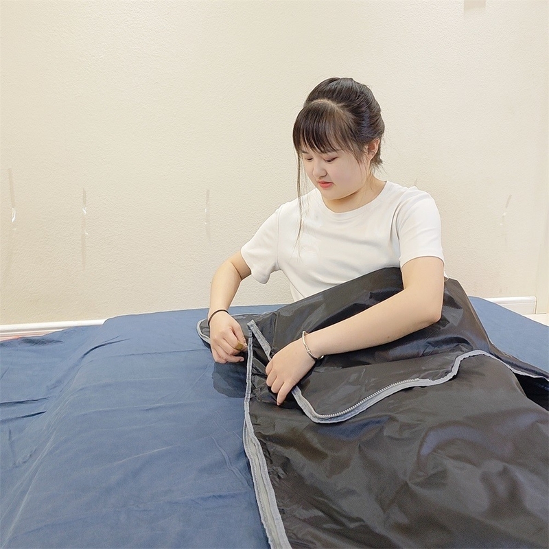 Nồng độ cao hơn bao bạt tắm hơi bơi tái sử dụng Đèn điện di động và điện áp 110V-240V để giảm cân