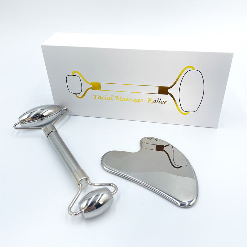 Cơ thể mục tiêu khu vực Stainless Steel trái tim Gua Sha cho Face Lift Ice Globes Logo tùy chỉnh