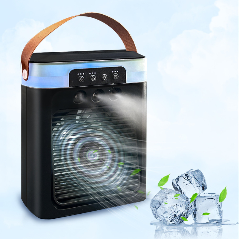 ABS PP Mini USB Động tay ắc quy ắc quy ắc quy ắc quy 6 inch Mini Air Cooler